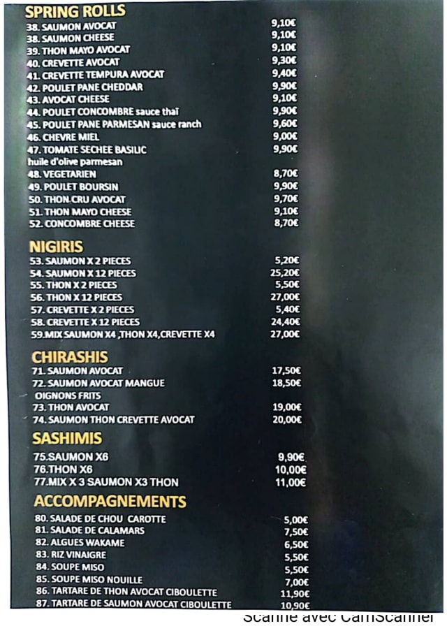 PDF Menu page 2