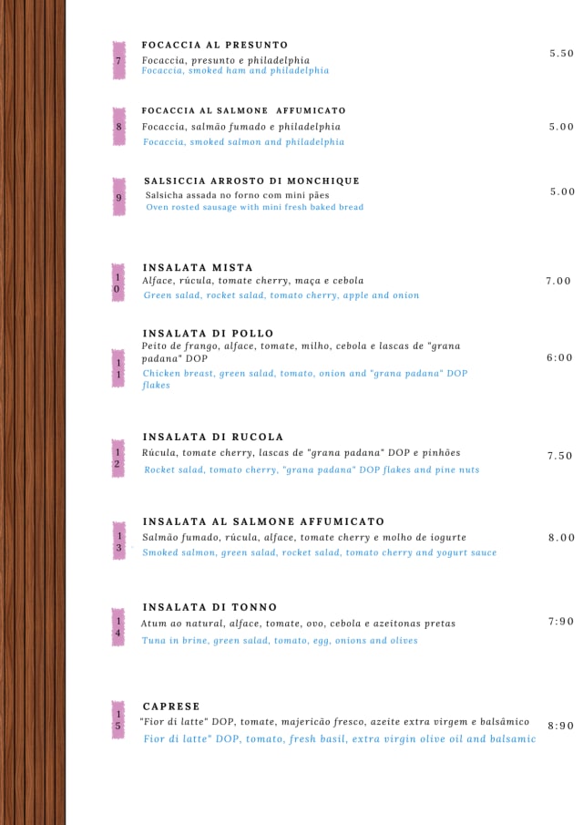 PDF Menu page 2