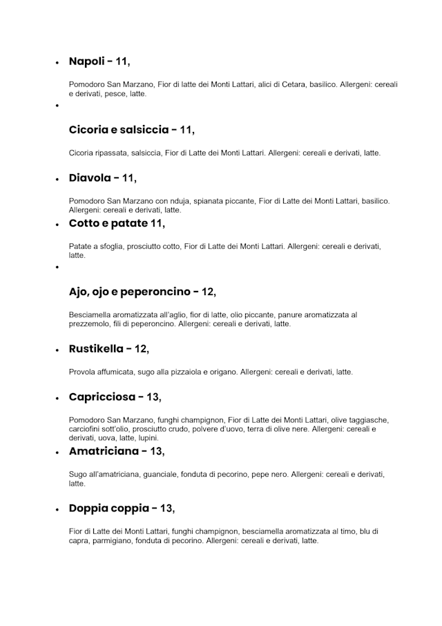 PDF Menu page 2