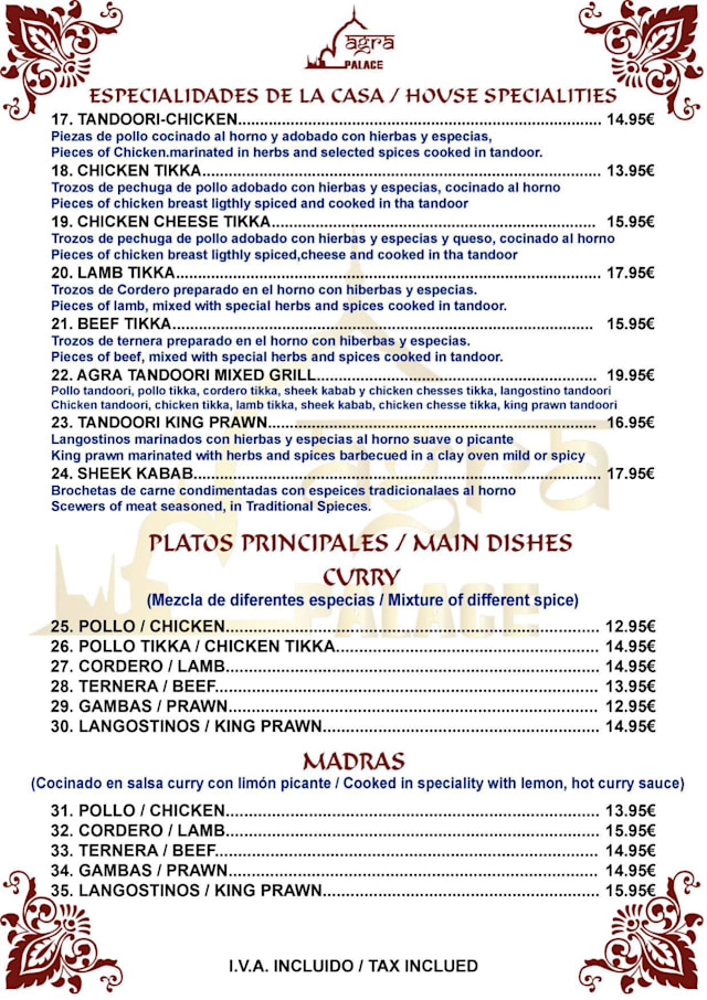 PDF Menu page 2