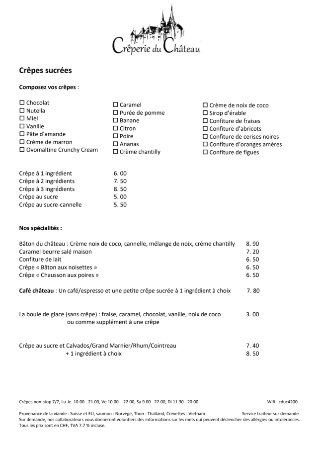 PDF Menu page 2