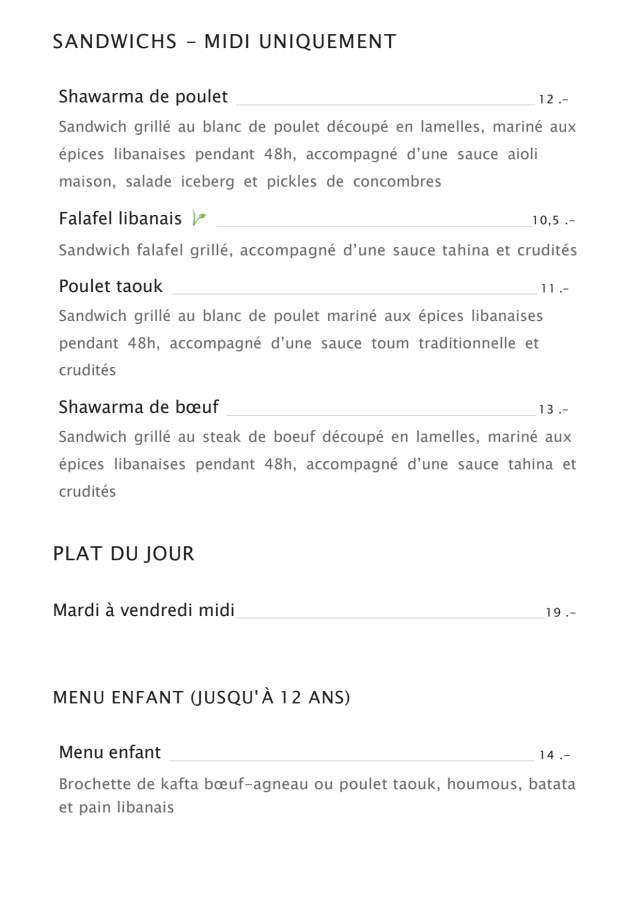 PDF Menu page 2