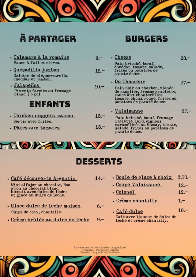 PDF Menu page 2