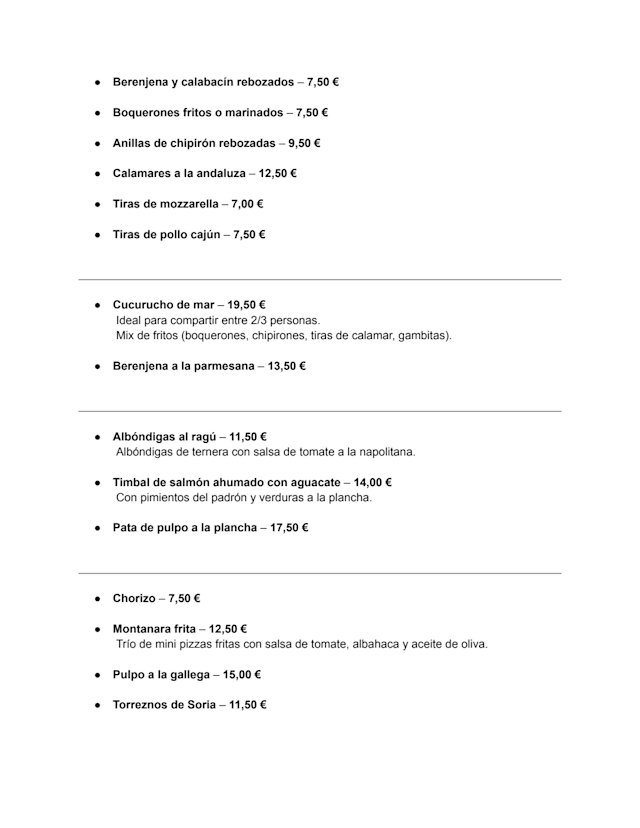 PDF Menu page 2