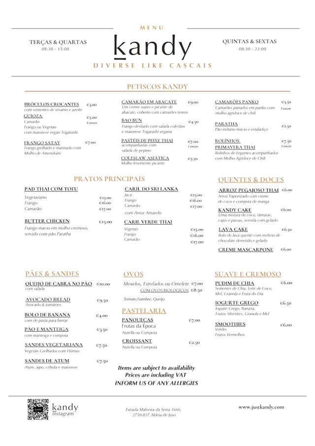 PDF Menu page 2