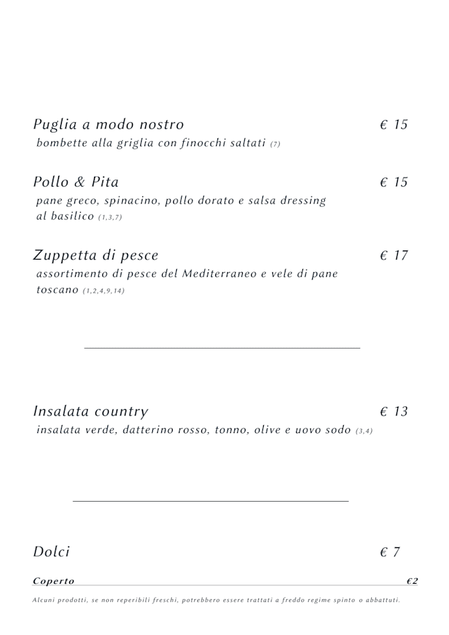 PDF Menu page 2