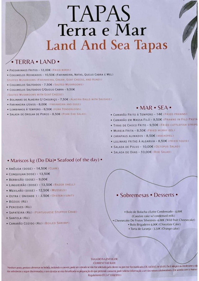 PDF Menu page 2