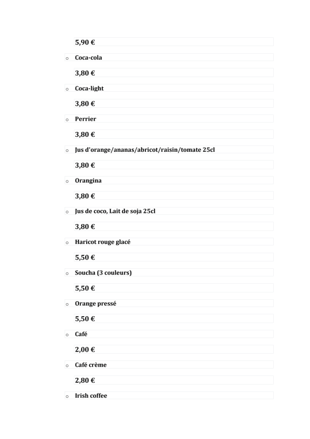 PDF Menu page 2