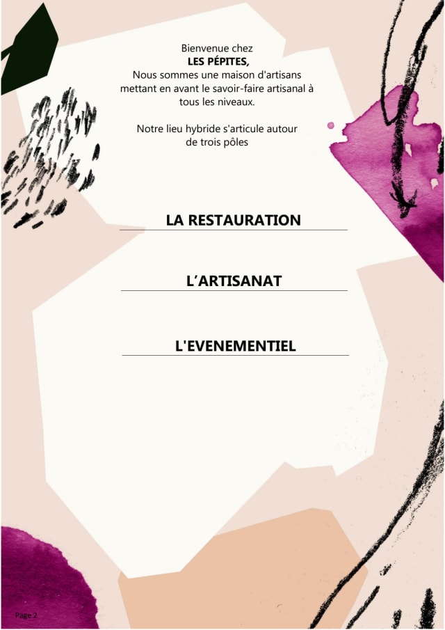 PDF Menu page 2