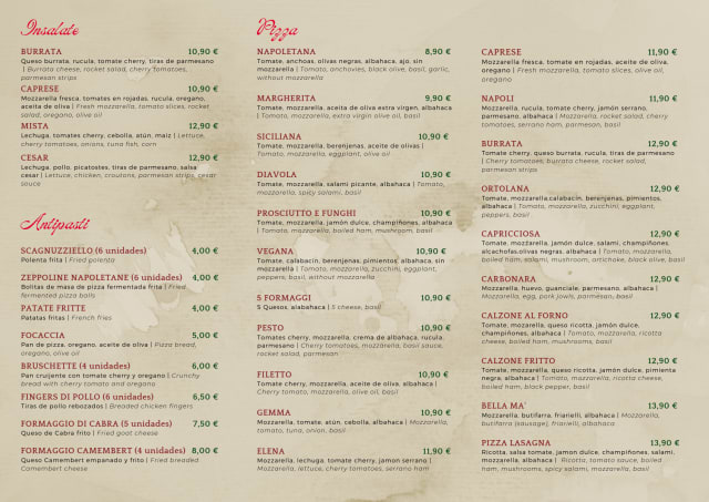 PDF Menu page 2
