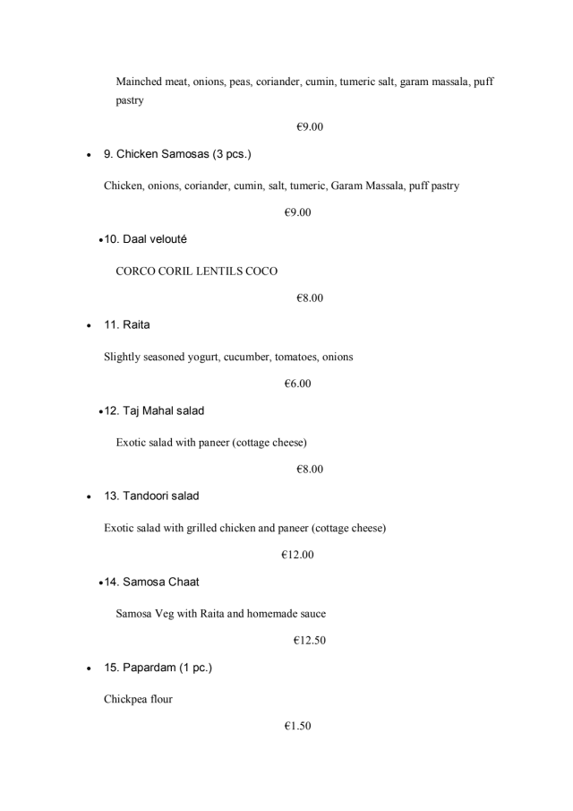 PDF Menu page 2