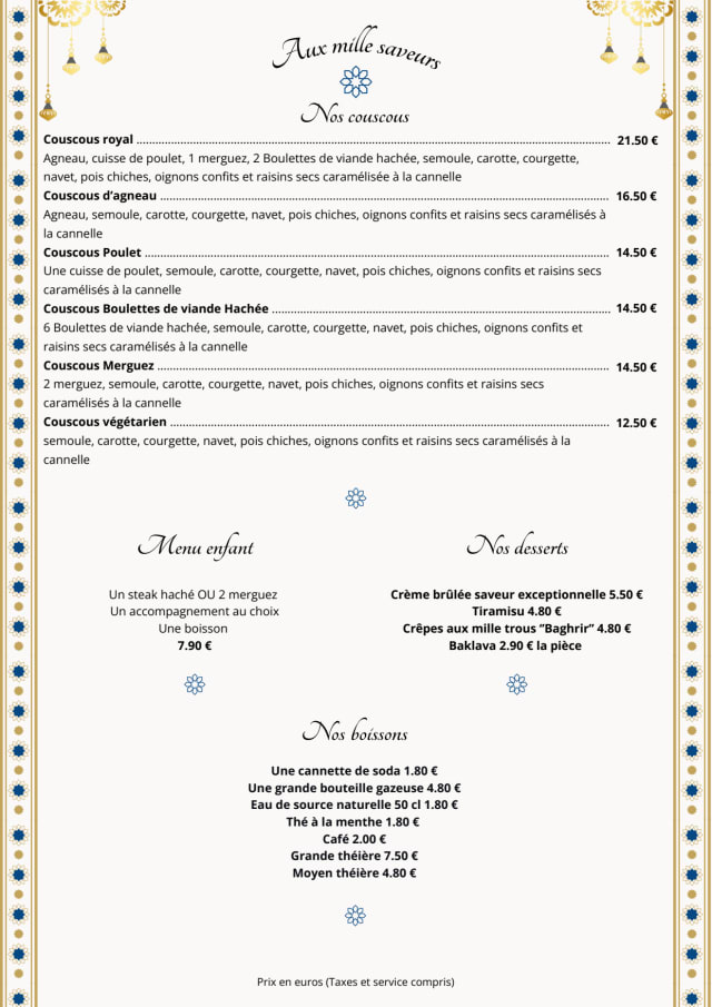 PDF Menu page 2
