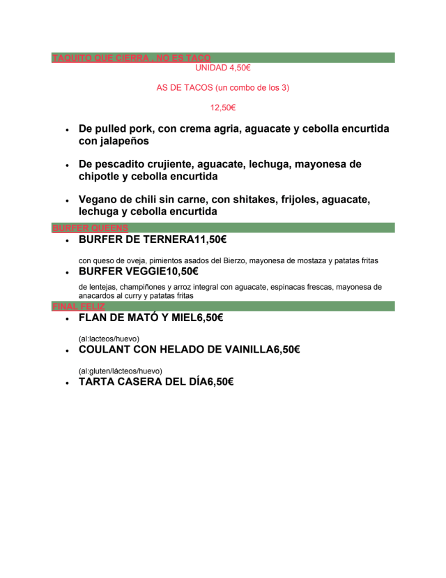 PDF Menu page 2