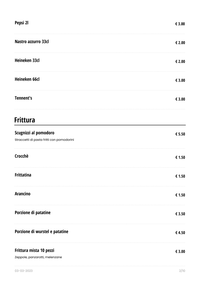 PDF Menu page 2