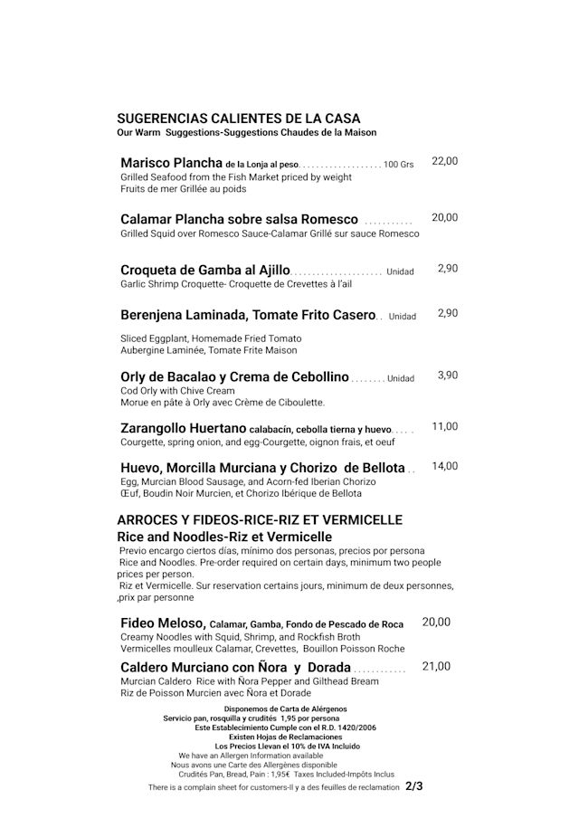 PDF Menu page 2
