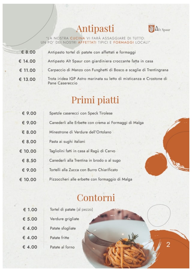 PDF Menu page 2