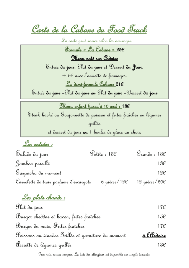 PDF Menu page 2