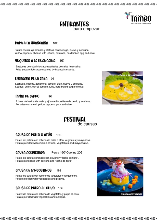 PDF Menu page 2