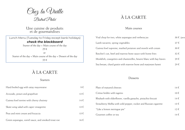 PDF Menu page 2