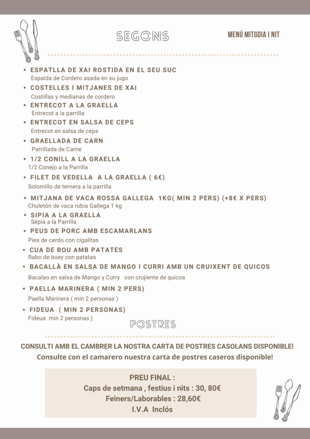 PDF Menu page 2