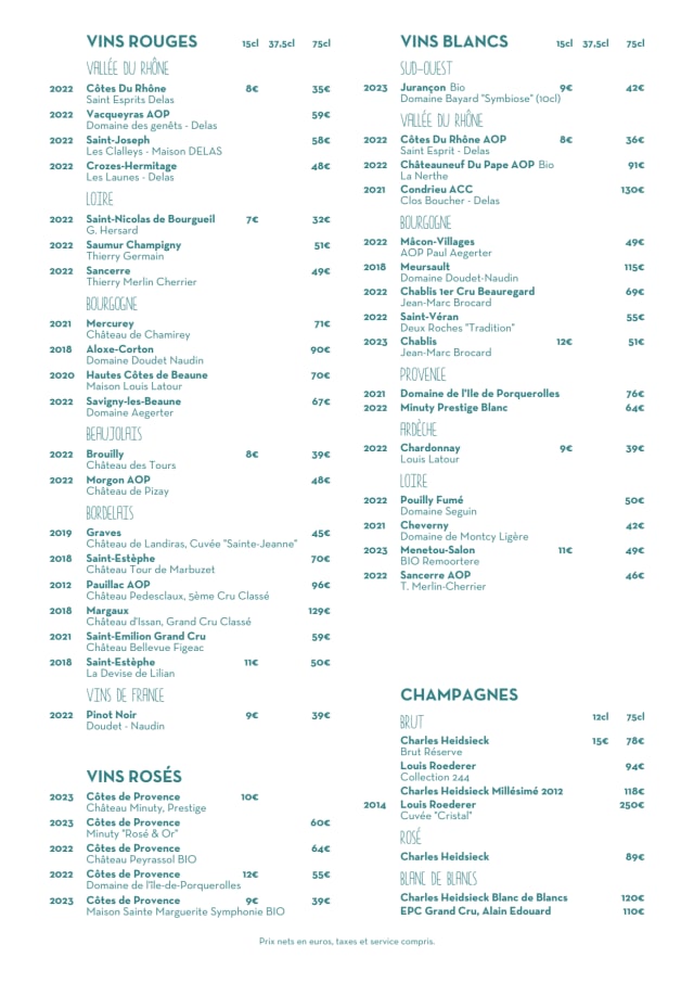 PDF Menu page 2