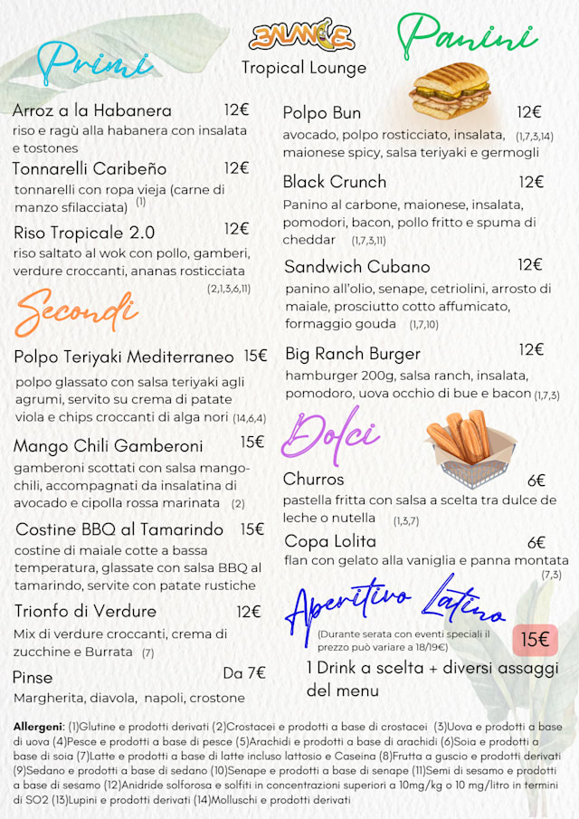 PDF Menu page 2