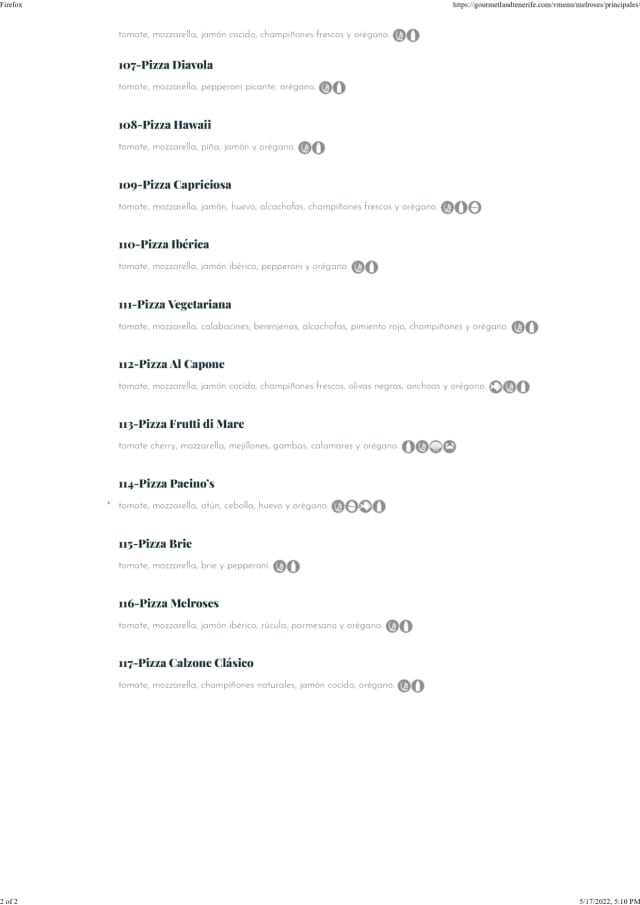 PDF Menu page 2