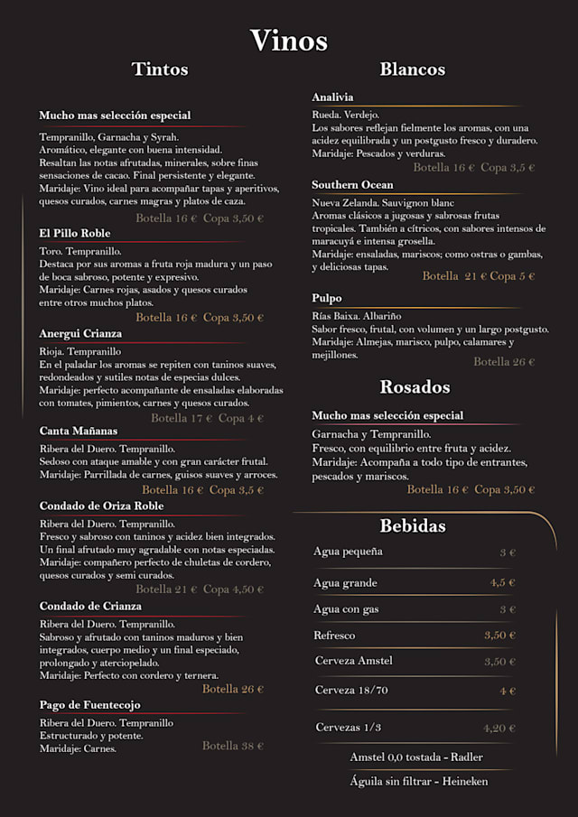 PDF Menu page 2