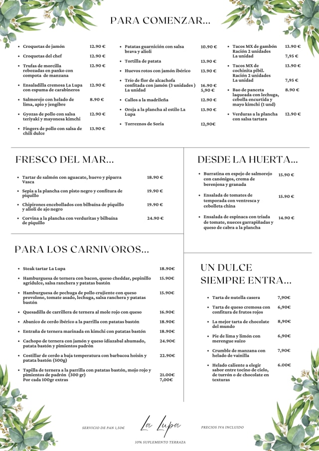 PDF Menu page 2