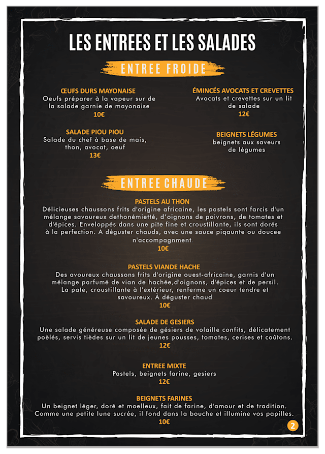 PDF Menu page 2