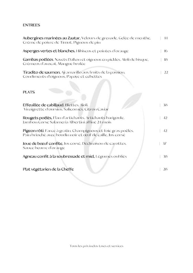 PDF Menu page 2