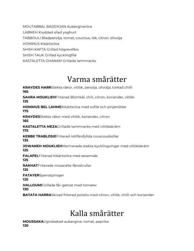 PDF Menu page 2