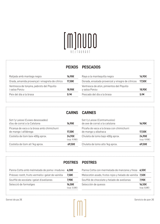 PDF Menu page 2