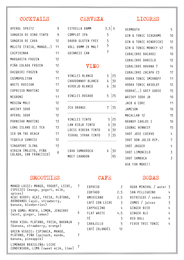PDF Menu page 2