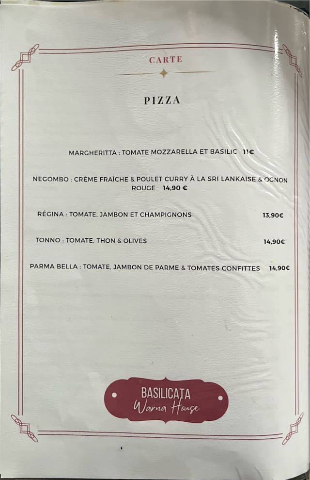 PDF Menu page 2