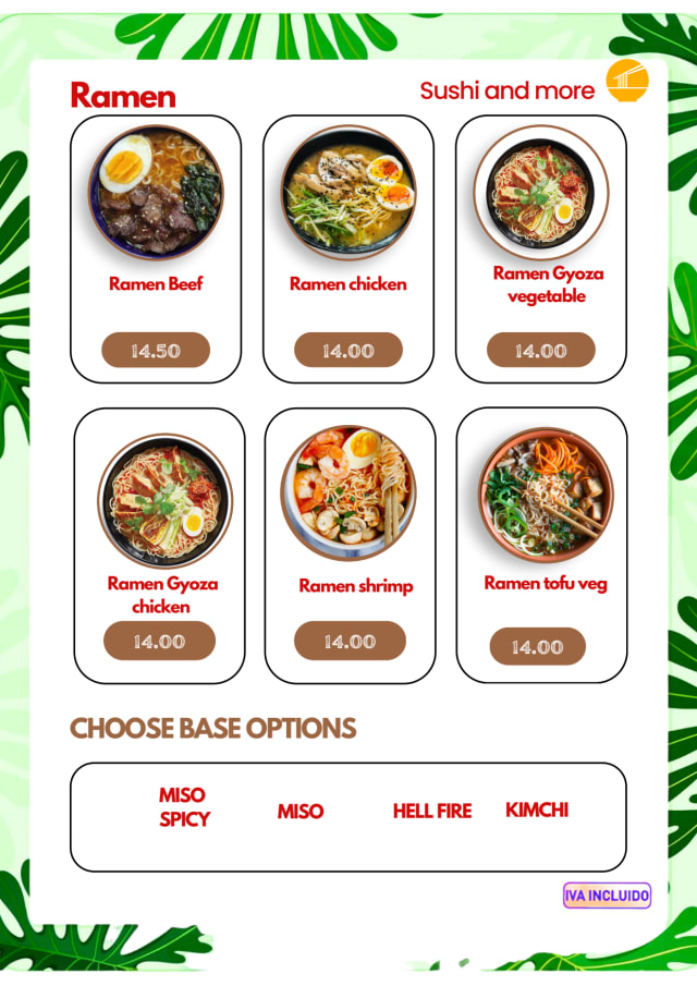 PDF Menu page 2