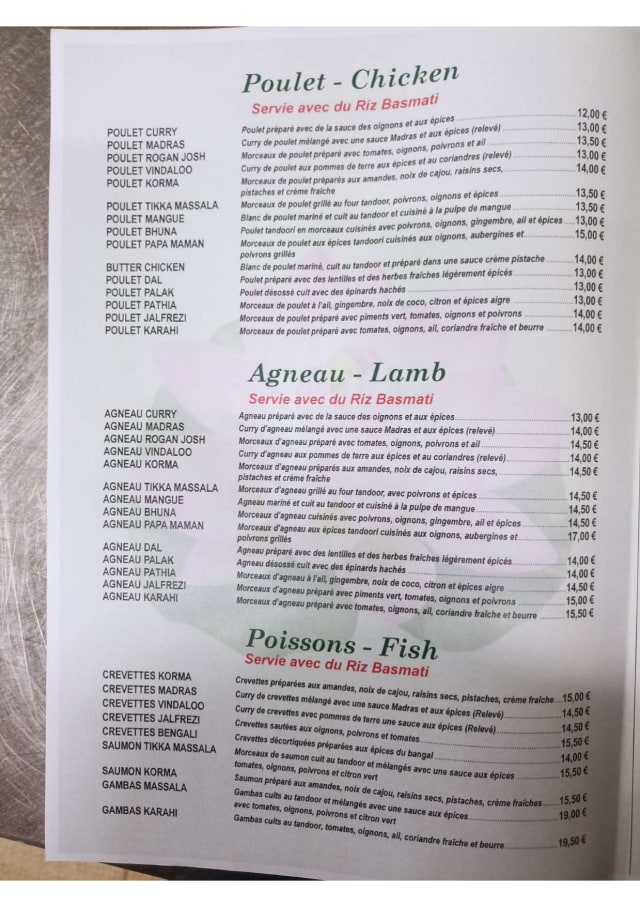 PDF Menu page 2