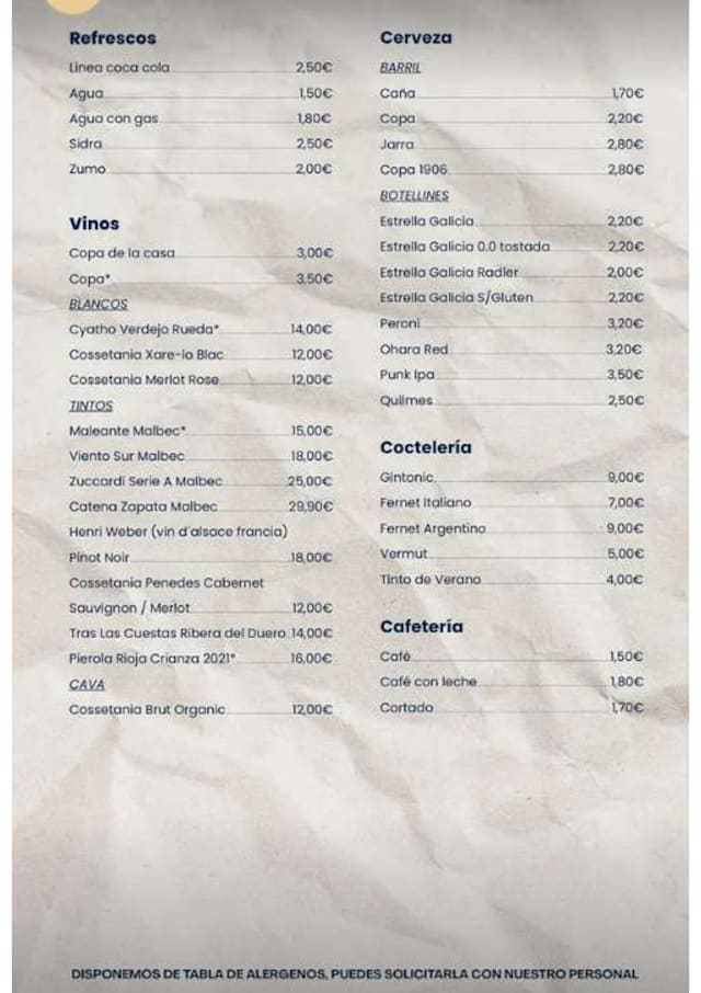 PDF Menu page 2