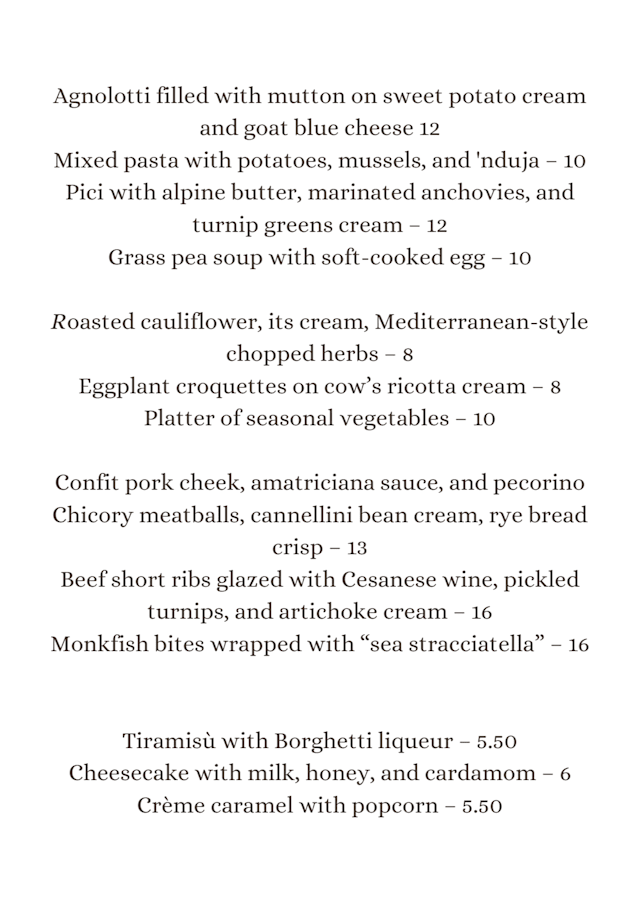 PDF Menu page 2