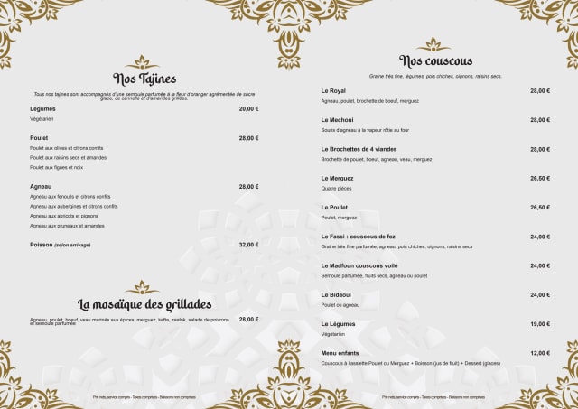 PDF Menu page 2