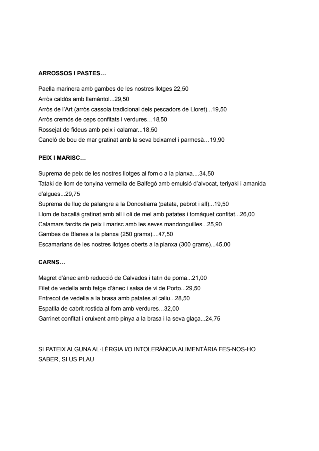 PDF Menu page 2