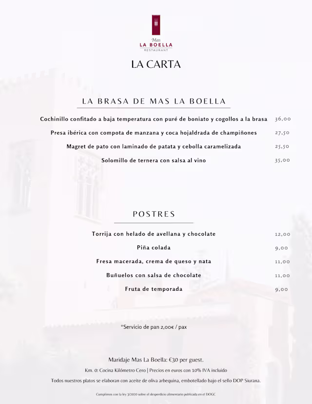 PDF Menu page 2