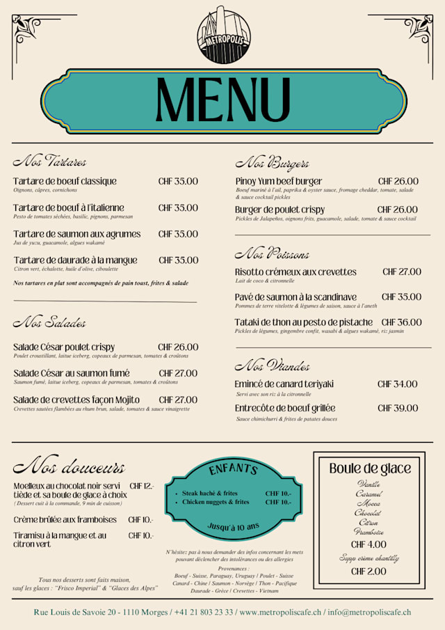 PDF Menu page 2