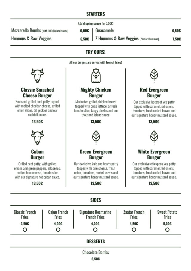 PDF Menu page 2