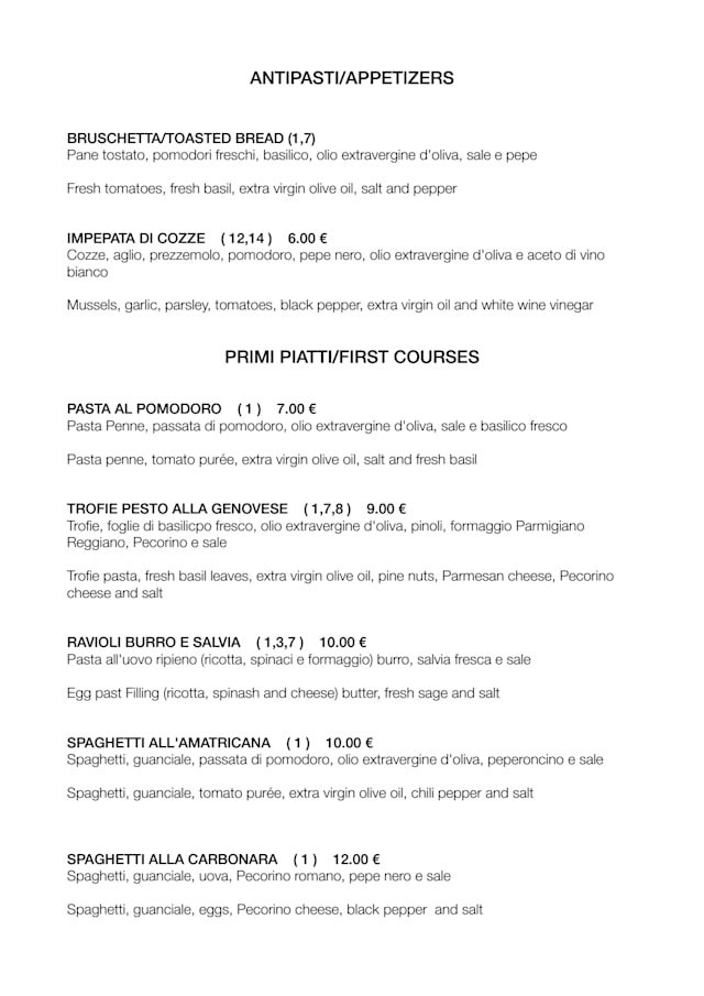 PDF Menu page 2