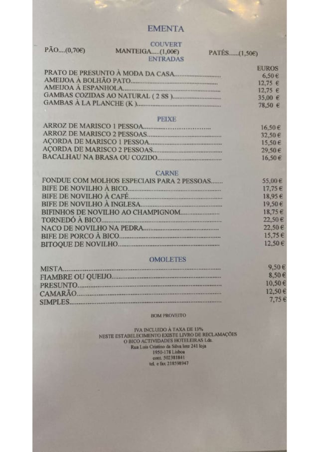 PDF Menu page 2
