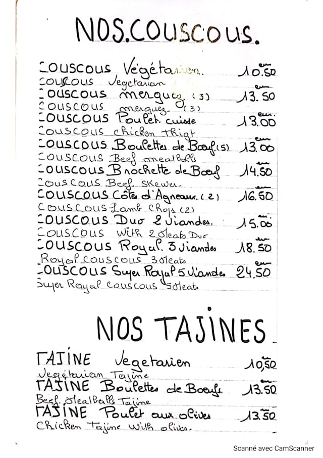 PDF Menu page 2