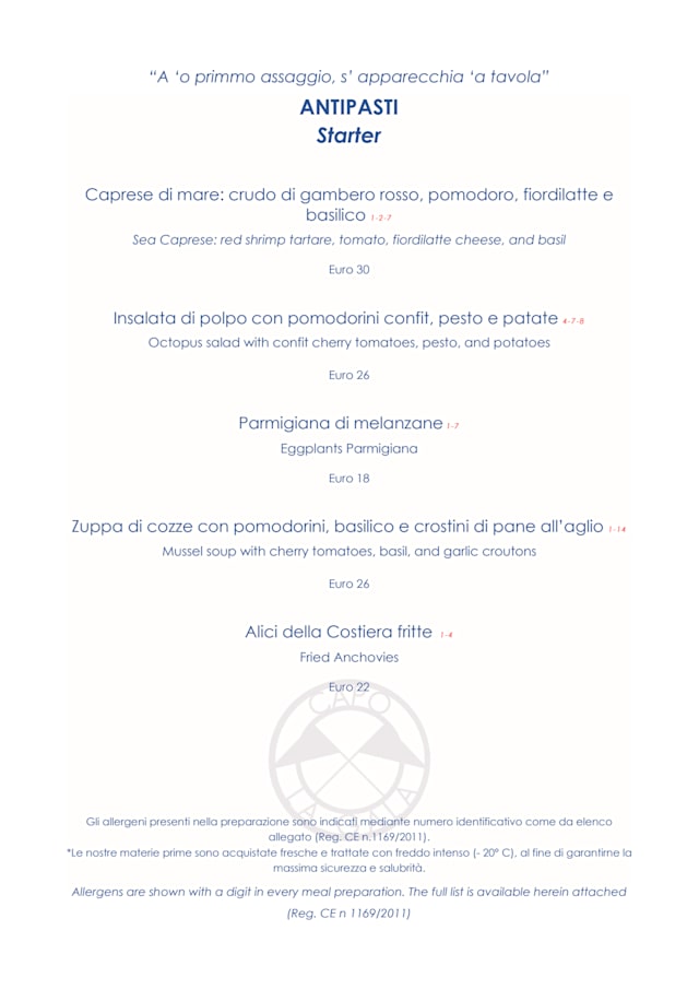 PDF Menu page 2