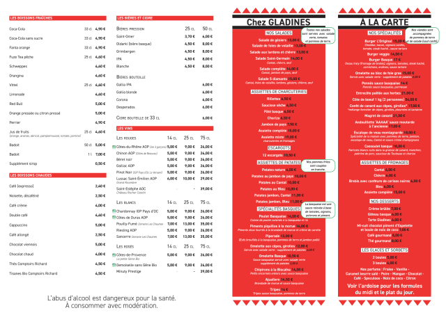 PDF Menu page 2