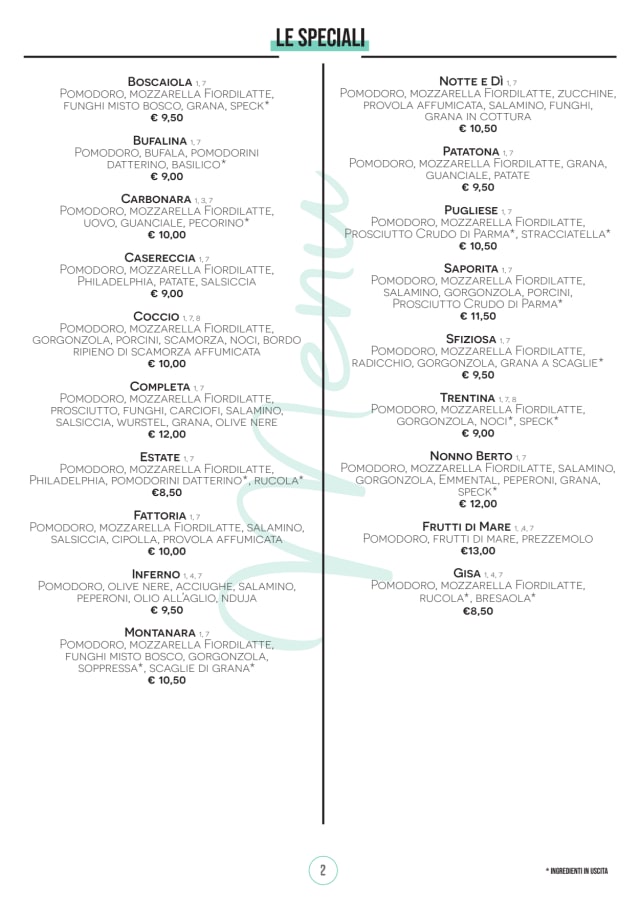 PDF Menu page 2
